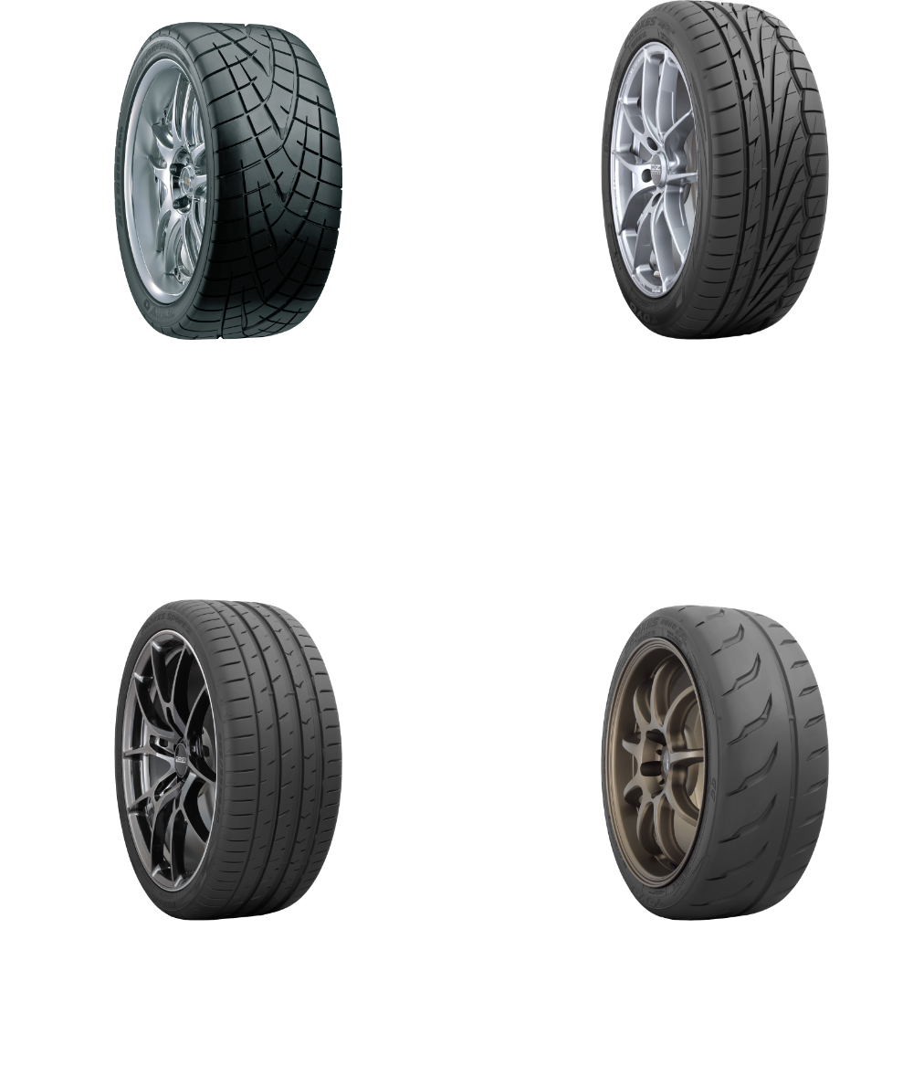 PROXES R1R / PROXES TR1 / PROXES Sport2 / PROXES R888 R