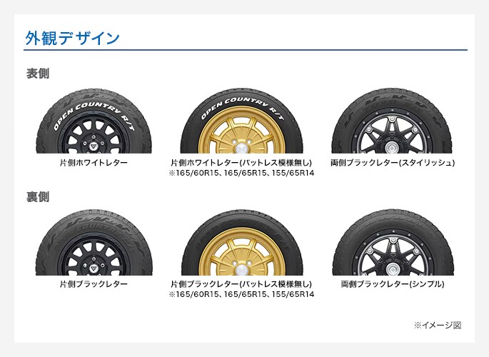 OPEN COUNTRY R/T（オープンカントリー・アールティー）｜タイヤ製品